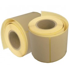 Termoetikety 60x60 mm lakované karton